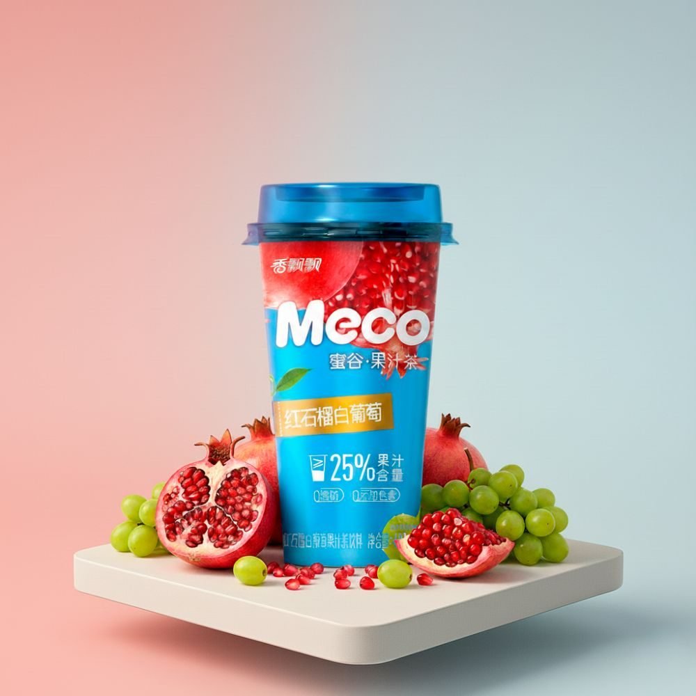 Холодный чай MECO со вкусом граната и винограда