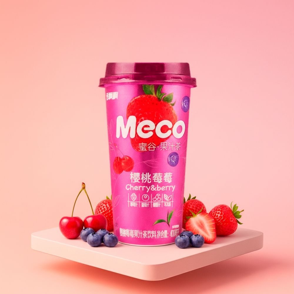 Холодный чай MECO со вкусом вишни, клубники и черники