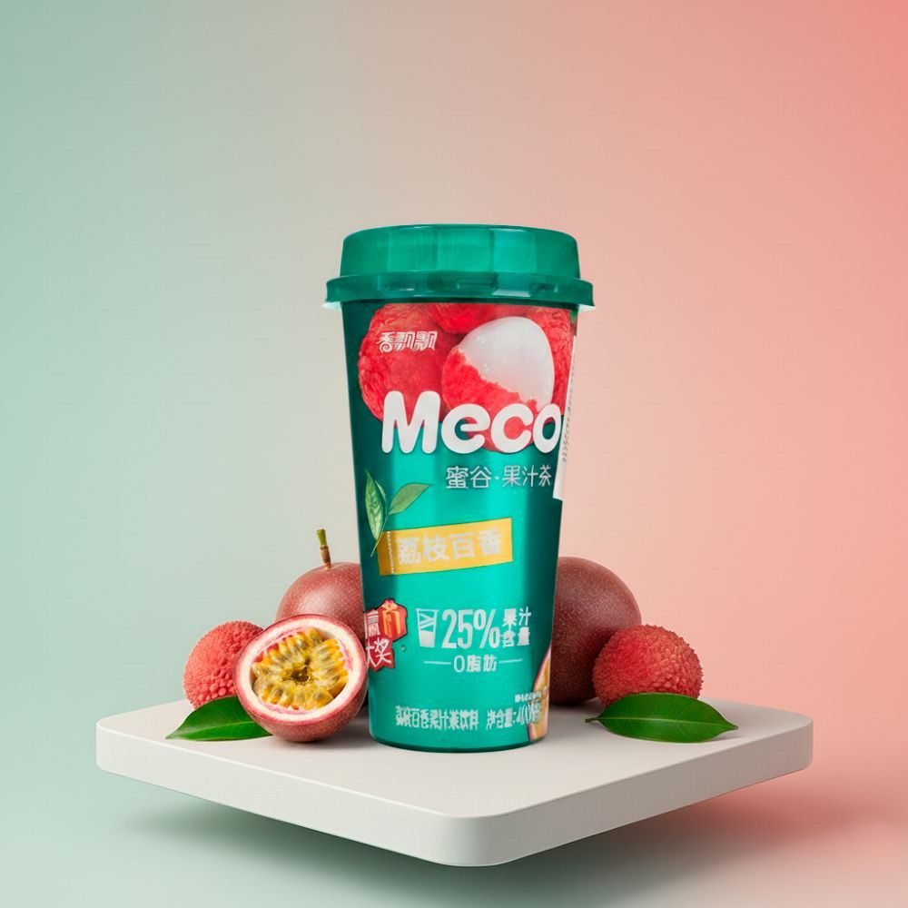 Холодный чай MECO со вкусом личи и маракуйи
