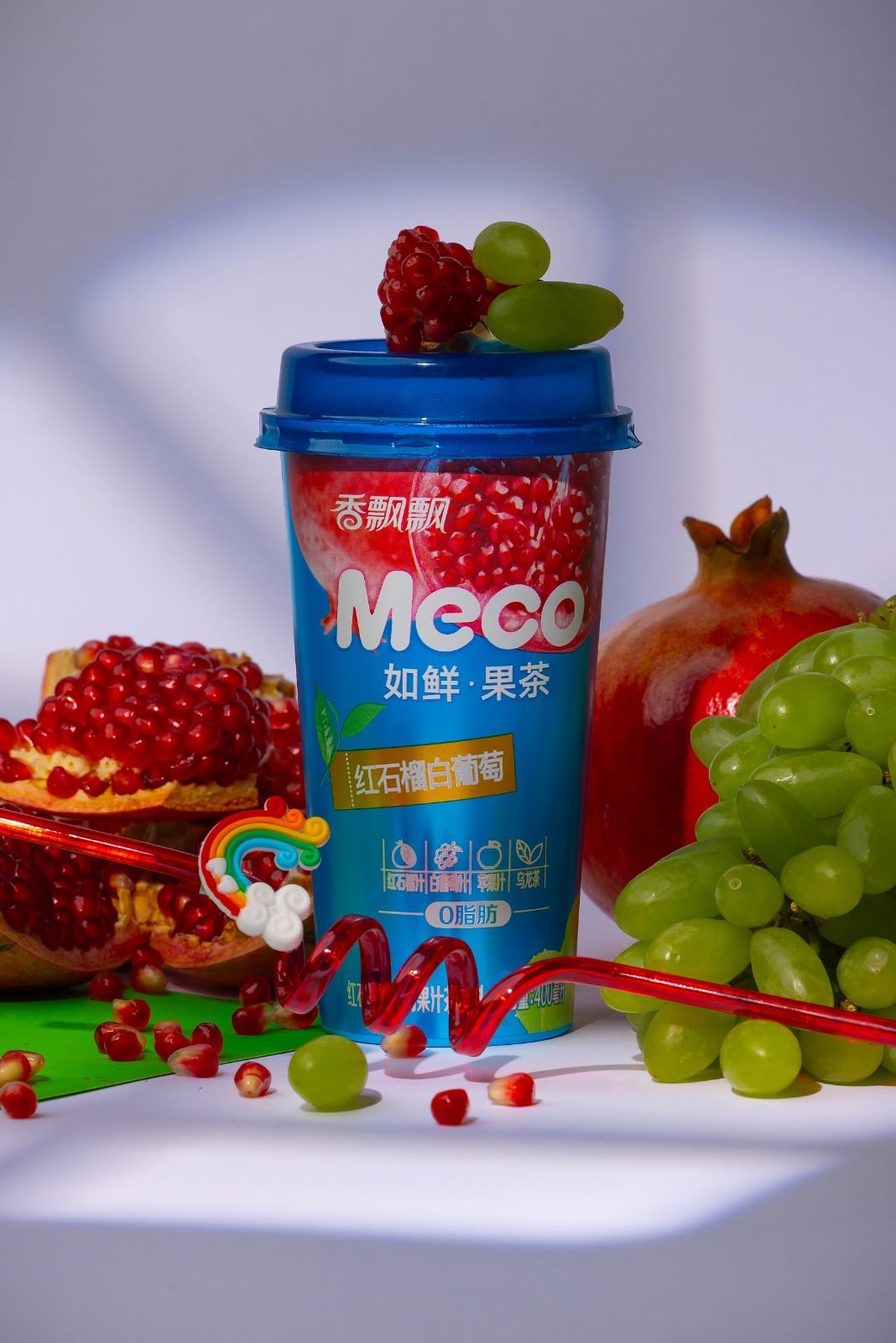 Холодный чай MECO со вкусом граната и винограда